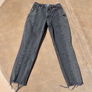 A&F The Mom High Rise Jean Curve Love